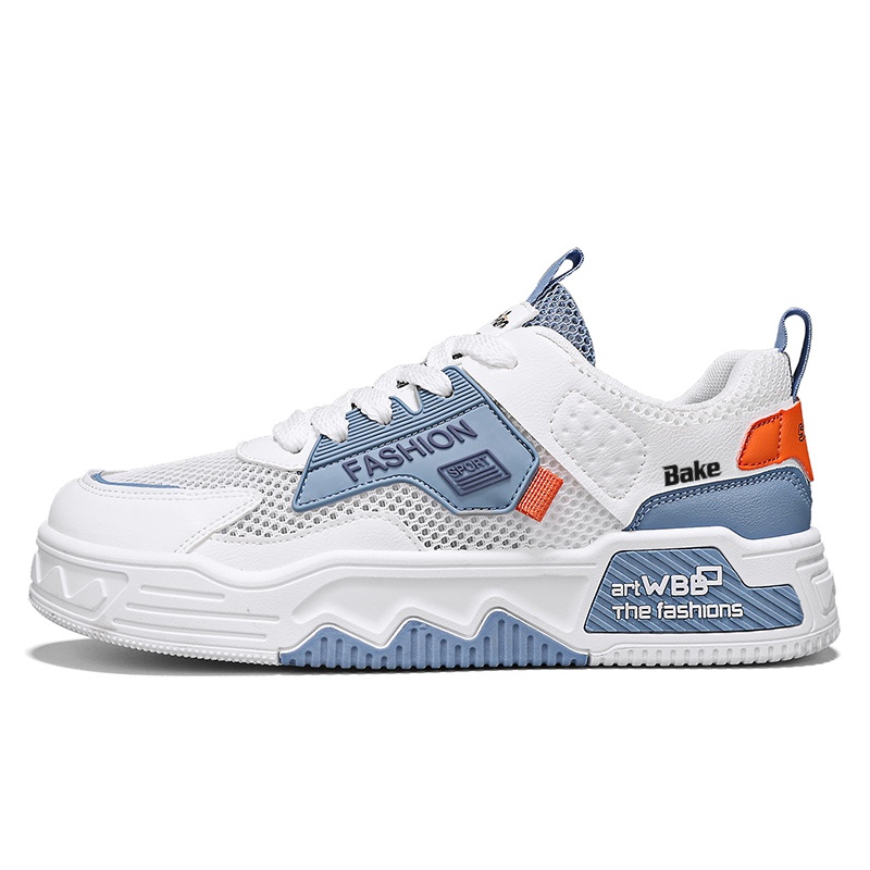 BAKE Дышащие и износостойкие мужские лоу-топы для скейтборда бело-синие, цвет White Blue
BAKE Дышащие и износостойкие мужские лоу-топы для скейтборда бело-синие, цвет White Blue