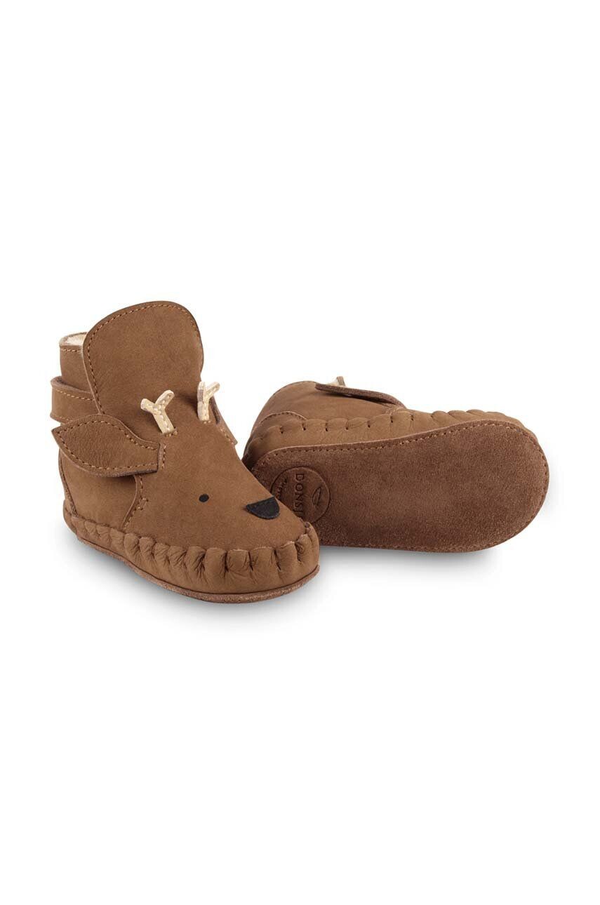 Детские кожаные туфли Donsje Kapi Special Booties Stag, коричневый
Детские кожаные туфли Donsje Kapi Special Booties Stag, коричневый