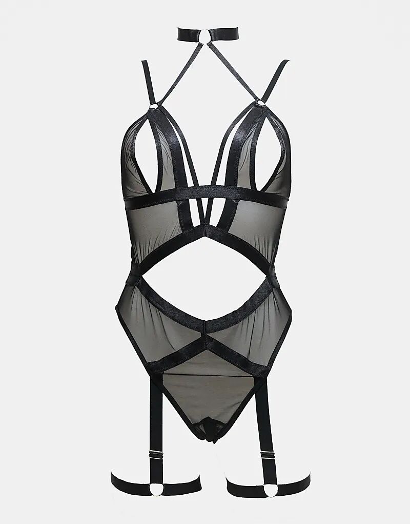Боди Ann Summers Shadow с вырезом в черном цвете
Боди Ann Summers Shadow с вырезом в черном цвете