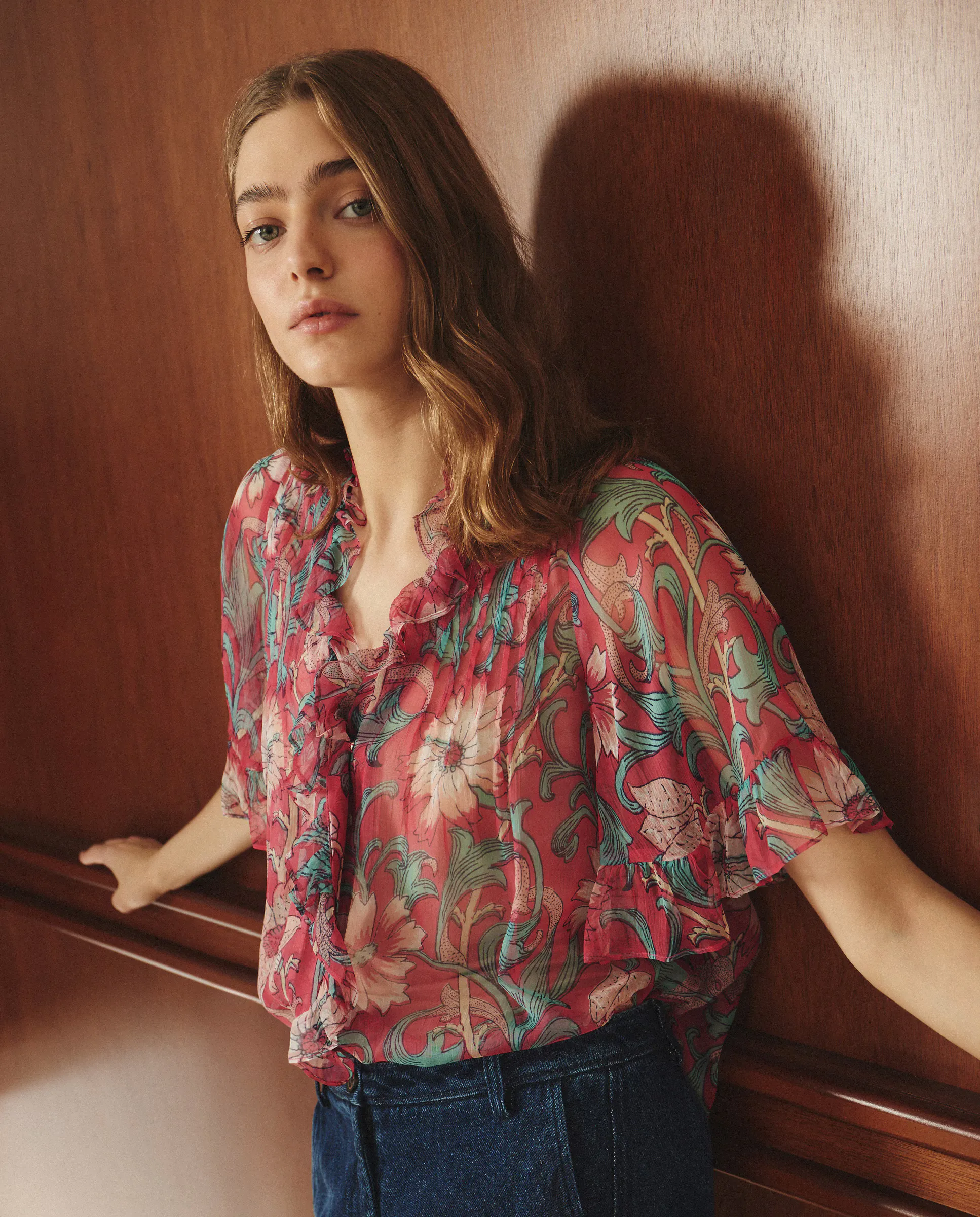 Женская блуза с цветочным принтом Lloyd's, розовый
Женская блуза с цветочным принтом Lloyd's, розовый