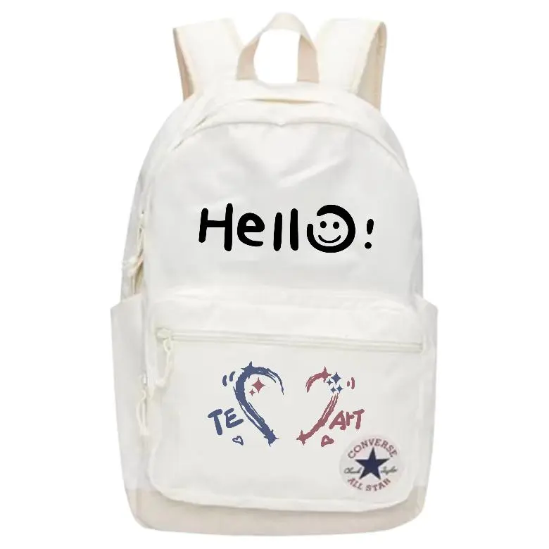 Converse Полиэстеровый рюкзак обычный унисекс белый, Smiley Face
Converse Полиэстеровый рюкзак обычный унисекс белый, Smiley Face