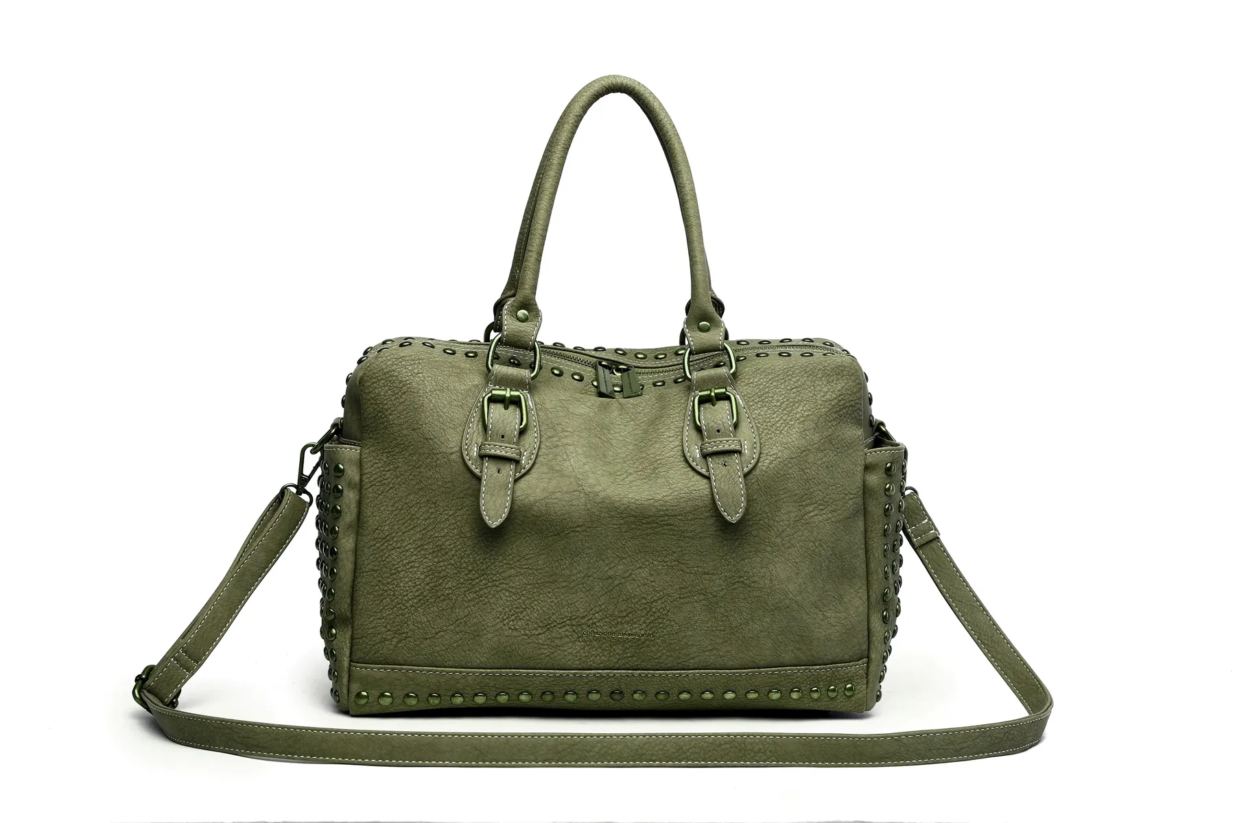 COLLEZIONE ALESSANDRO Сумка через плечо "Амалия" с 2 боковыми отделениями, хаки 
COLLEZIONE ALESSANDRO Сумка через плечо "Амалия" с 2 боковыми отделениями, хаки