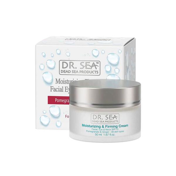 Увлажняющий и укрепляющий крем для кожи вокруг глаз и шеи с гранатом и имбирем SPF-15, 50 мл Dr.Sea Basic
Увлажняющий и укрепляющий крем для кожи вокруг глаз и шеи с гранатом и имбирем SPF-15, 50 мл Dr.Sea Basic