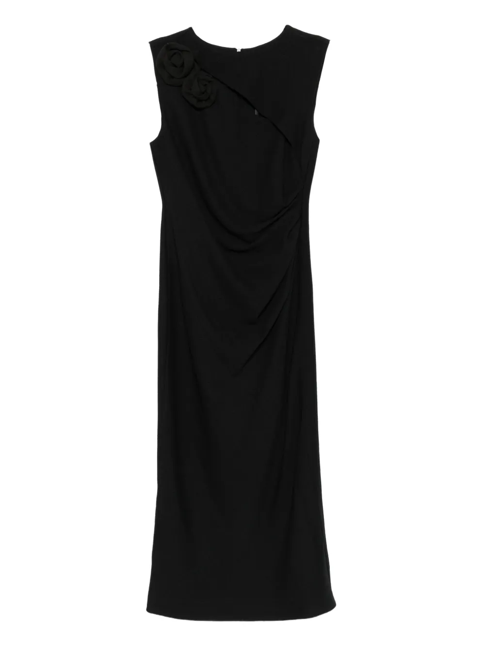 Платье миди без рукавов с цветочной отделкой Marella, черный
Платье миди без рукавов с цветочной отделкой Marella, черный