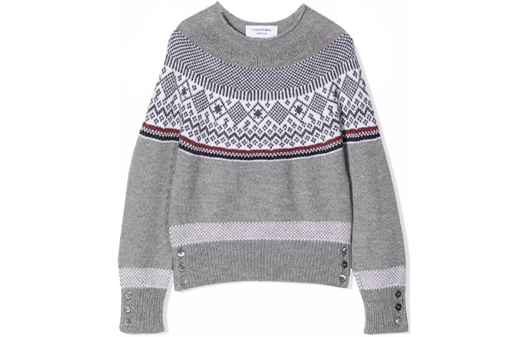 Детский свитер THOM BROWNE, светло-серый
Детский свитер THOM BROWNE, светло-серый