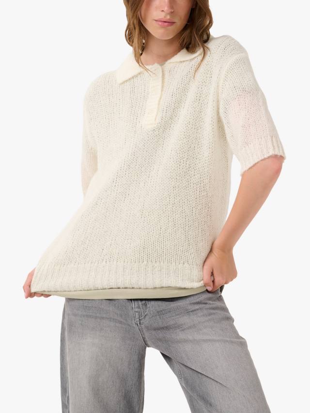 Трикотажная рубашка поло на жаргоне MY ESSENTIAL WARDROBE, цвет Snow White
Трикотажная рубашка поло на жаргоне MY ESSENTIAL WARDROBE, цвет Snow White