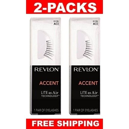 Ресницы Accent Lite As Air False Lashes 91135 A03, Revlon
Ресницы Accent Lite As Air False Lashes 91135 A03, Revlon