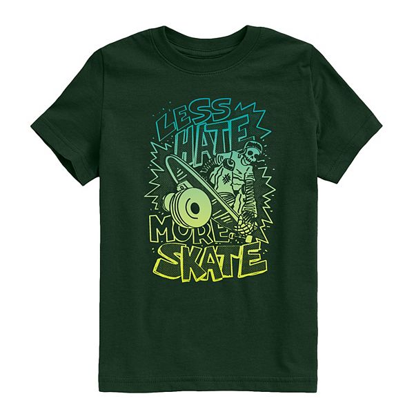 Футболка с принтом less hate more skate для мальчиков 8-20 Licensed Character, Forest Green
Футболка с принтом less hate more skate для мальчиков 8-20 Licensed Character, Forest Green