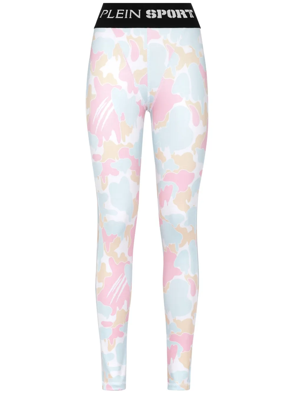 Леггинсы с камуфляжным принтом и логотипом Plein Sport, синий
Леггинсы с камуфляжным принтом и логотипом Plein Sport, синий