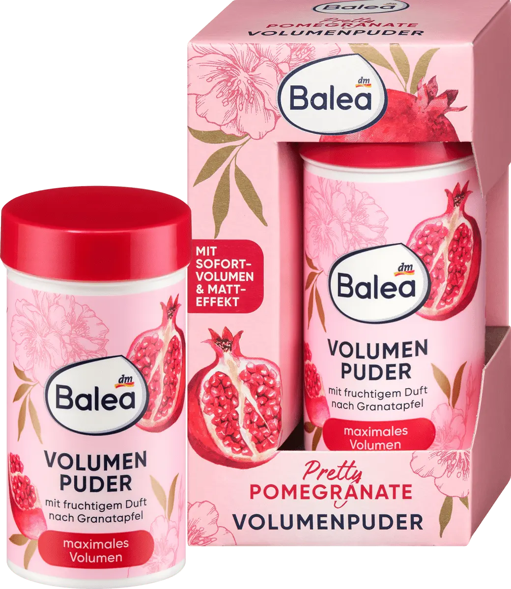 Пудра для объема Pretty Pomegranate 10 г. Balea
Пудра для объема Pretty Pomegranate 10 г. Balea