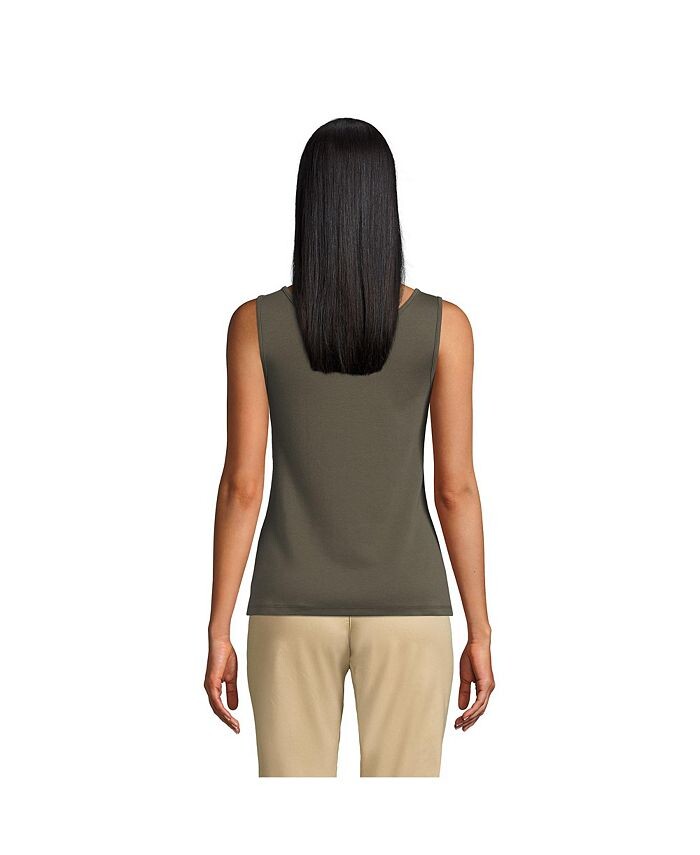 Миниатюрная хлопковая майка на бретелях Lands' End, зеленый
Миниатюрная хлопковая майка на бретелях Lands' End, зеленый