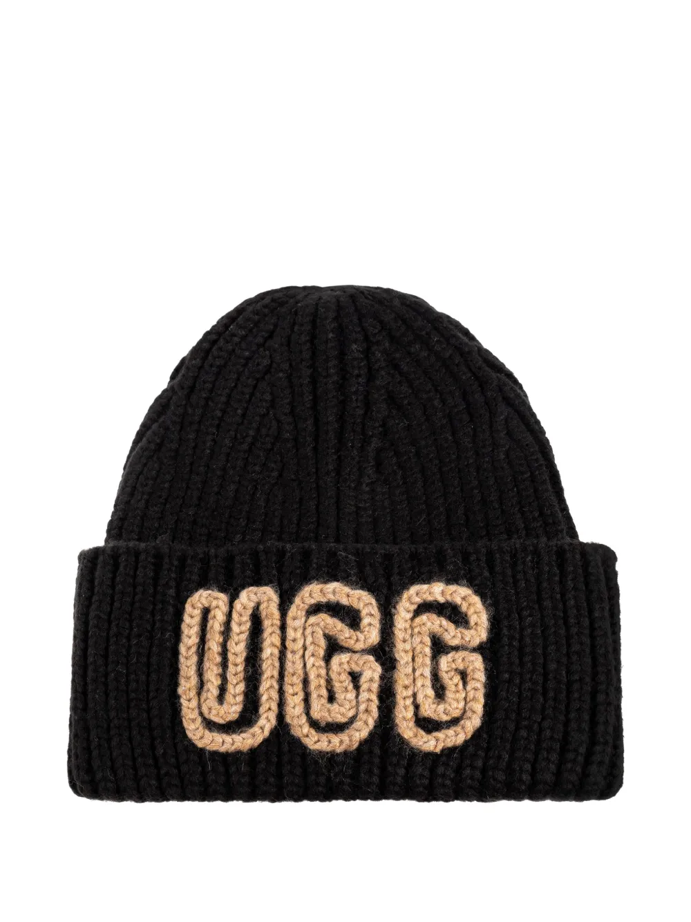 Шерстяная шапка с вышитым логотипом Ugg, черный
Шерстяная шапка с вышитым логотипом Ugg, черный