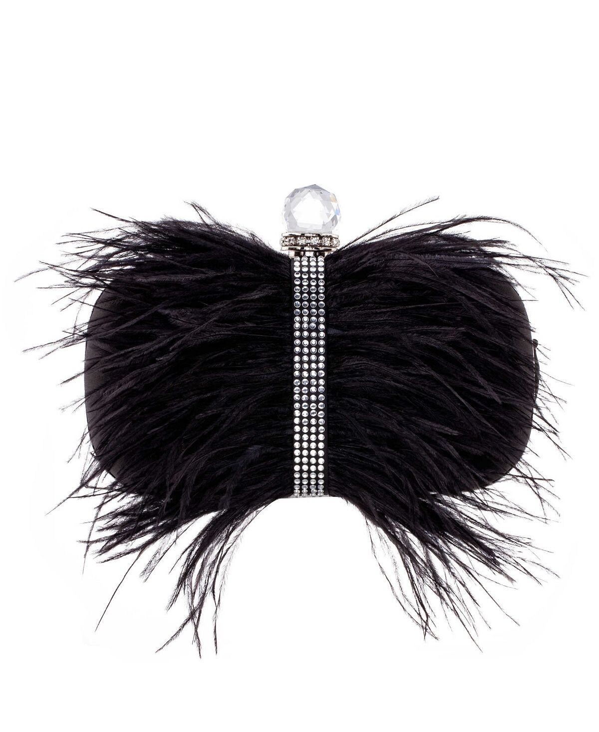 Женский клатч-минодьер, украшенный перьями Nina, черный
Женский клатч-минодьер, украшенный перьями Nina, черный