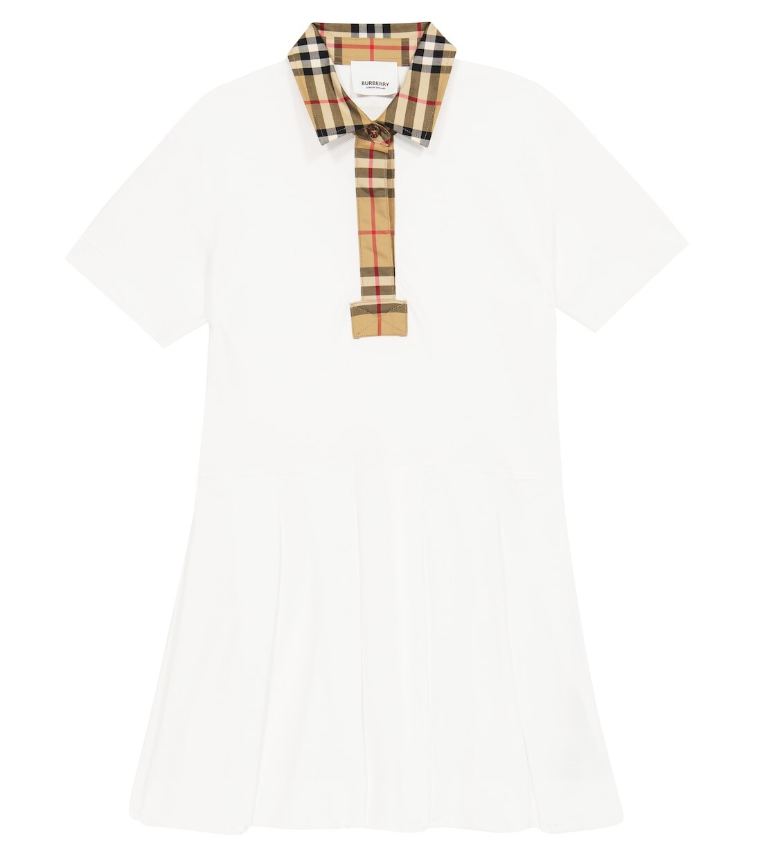 Платье-поло из хлопка в клетку Vintage Check Burberry, разноцветный
Платье-поло из хлопка в клетку Vintage Check Burberry, разноцветный