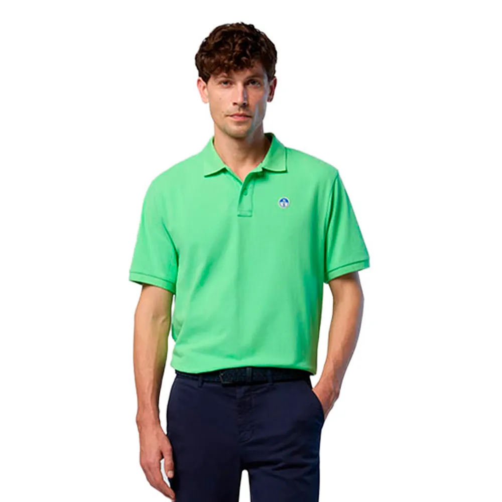 Поло с коротким рукавом North Sails Basic 692451, зеленый
Поло с коротким рукавом North Sails Basic 692451, зеленый