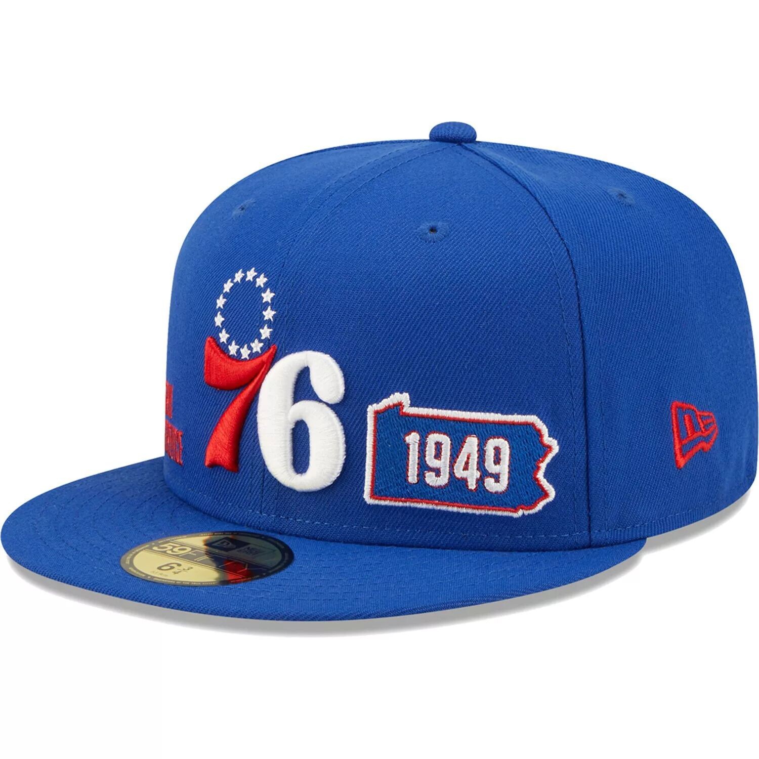 Мужская приталенная шляпа New Era Royal Philadelphia 76ers Fall 22 Identity 59FIFTY
Мужская приталенная шляпа New Era Royal Philadelphia 76ers Fall 22 Identity 59FIFTY