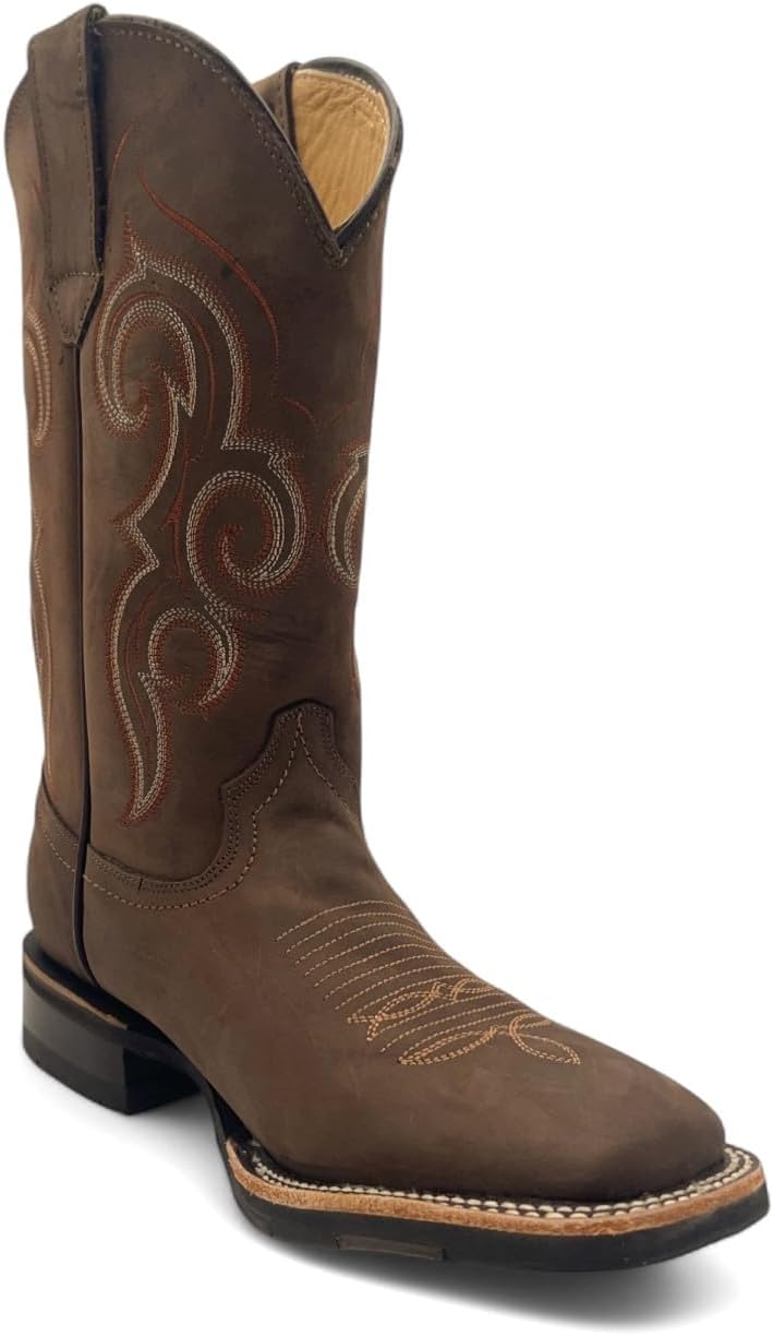 Мужские ковбойские сапоги Western Shops с квадратным носком, из кожи, средней высоты голенища, с резиновой подошвой The Western Shops, Crazy Café
Мужские ковбойские сапоги Western Shops с квадратным носком, из кожи, средней высоты голенища, с резиновой подошвой The Western Shops, Crazy Café