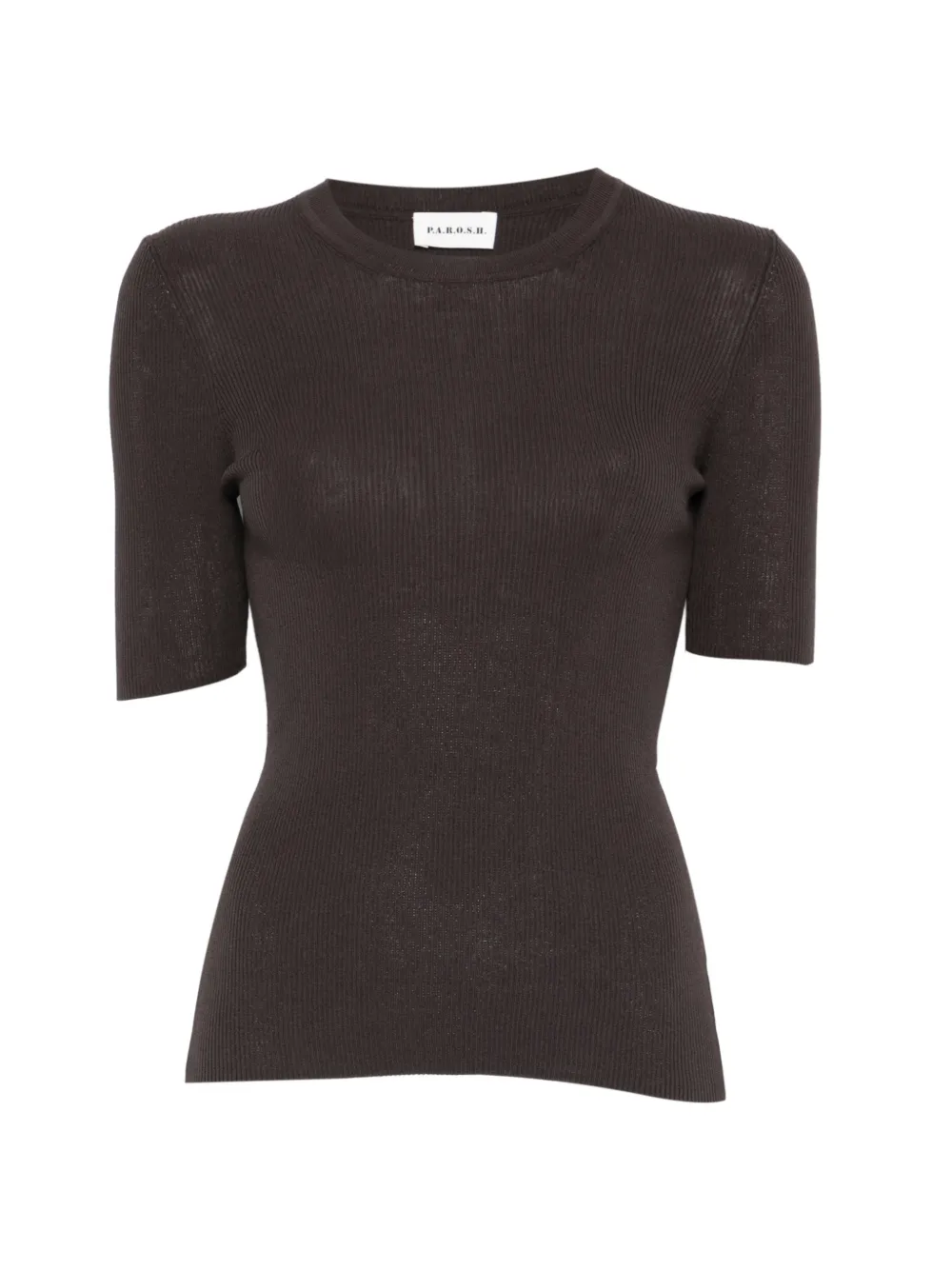 Свитер с коротким рукавом P.A.R.O.S.H., коричневый
Свитер с коротким рукавом P.A.R.O.S.H., коричневый