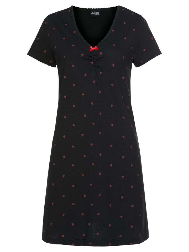 Ночная рубашка VIVANCE DREAMS, цвет schwarz-black
Ночная рубашка VIVANCE DREAMS, цвет schwarz-black