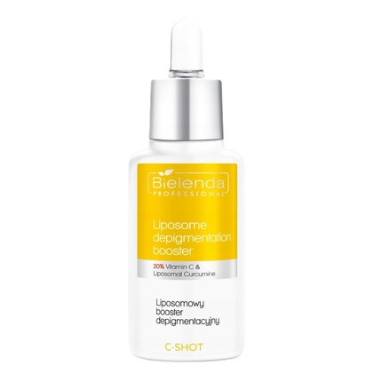Профессиональный липосомальный депигментирующий усилитель C Shot 20% - 30 мл Bielenda
Профессиональный липосомальный депигментирующий усилитель C Shot 20% - 30 мл Bielenda