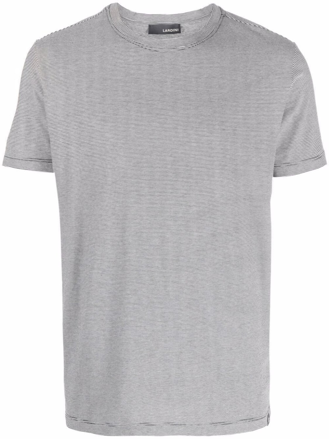 Lardini футболка в полоску, черный 
Lardini футболка в полоску, черный