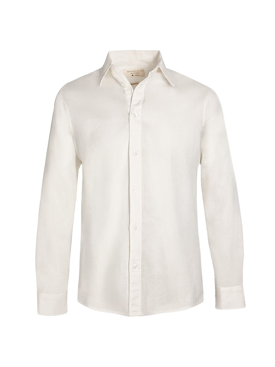 Рубашка на пуговицах классического кроя Organication, белый
Рубашка на пуговицах классического кроя Organication, белый