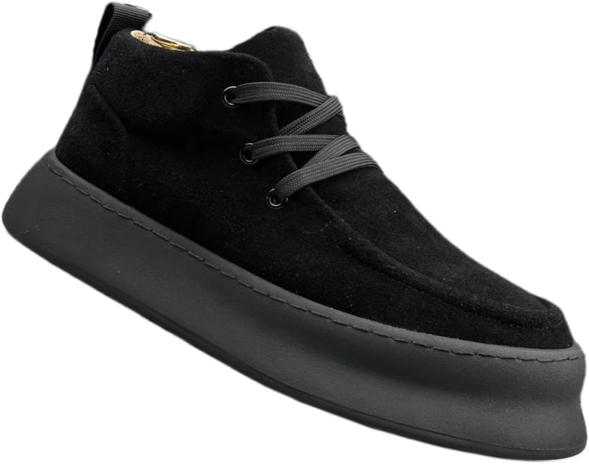 Мужские высокие повседневные спортивные кроссовки - толстая подошва, прочные, амортизирующие, противоскользящие, модные и универсальные Fmshi, черный
Мужские высокие повседневные спортивные кроссовки - толстая подошва, прочные, амортизирующие, противоскользящие, модные и универсальные Fmshi, черный