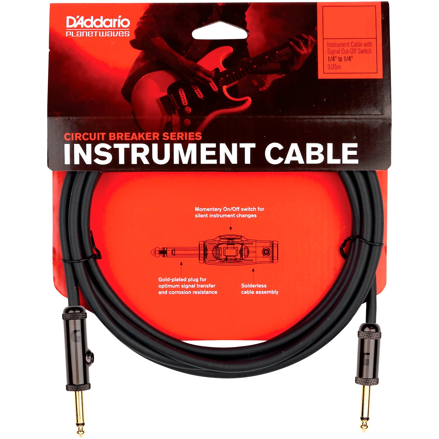 Автоматический выключатель D'Addario PW-AG, прямой инструментальный кабель 1/4 дюйма, длина 15 футов.
Автоматический выключатель D'Addario PW-AG, прямой инструментальный кабель 1/4 дюйма, длина 15 футов.