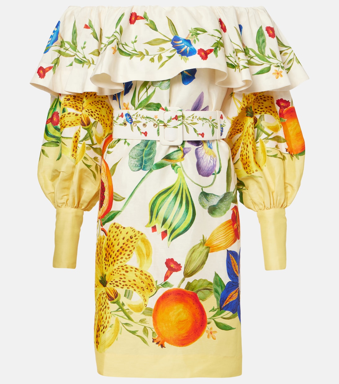 Мини-платье Flores с цветочным принтом из льняной смеси Alémais, разноцветный
Мини-платье Flores с цветочным принтом из льняной смеси Alémais, разноцветный