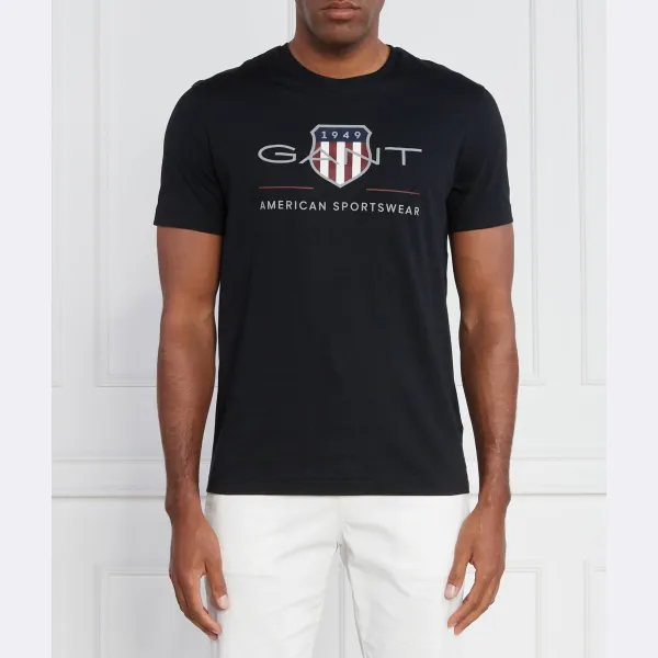 Футболка стандартного кроя Gant, синий
Футболка стандартного кроя Gant, синий