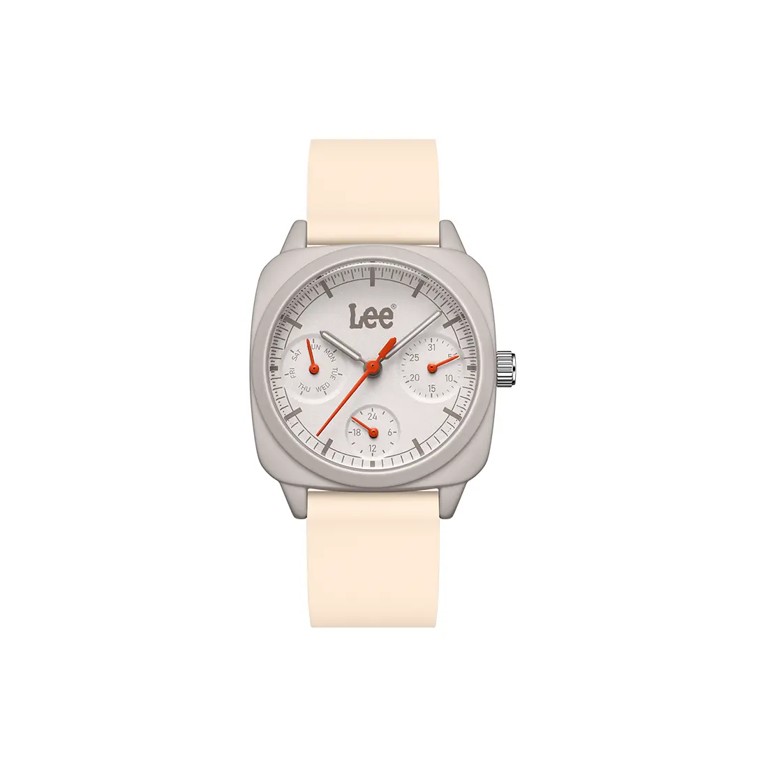 Lee Женские часы кварцевый механизм силиконовый ремешок белый циферблат
Lee Женские часы кварцевый механизм силиконовый ремешок белый циферблат