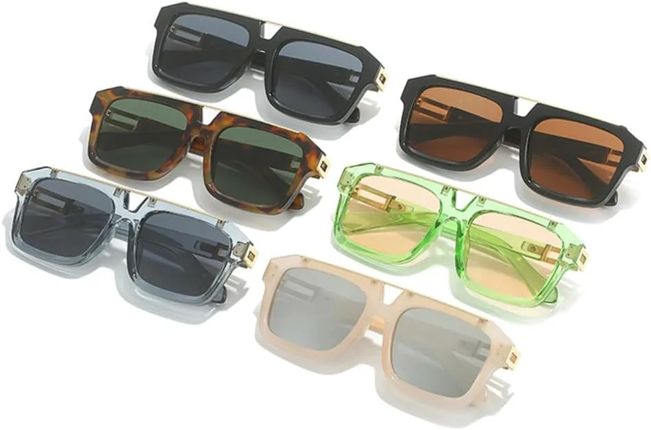 Ретро солнцезащитные очки с двойной перемычкой для женщин, солнцезащитные очки UV400 для мужчин, серебристые зеркальные солнцезащитные очки LANGSER, Grey Grey
Ретро солнцезащитные очки с двойной перемычкой для женщин, солнцезащитные очки UV400 для мужчин, серебристые зеркальные солнцезащитные очки LANGSER, Grey Grey