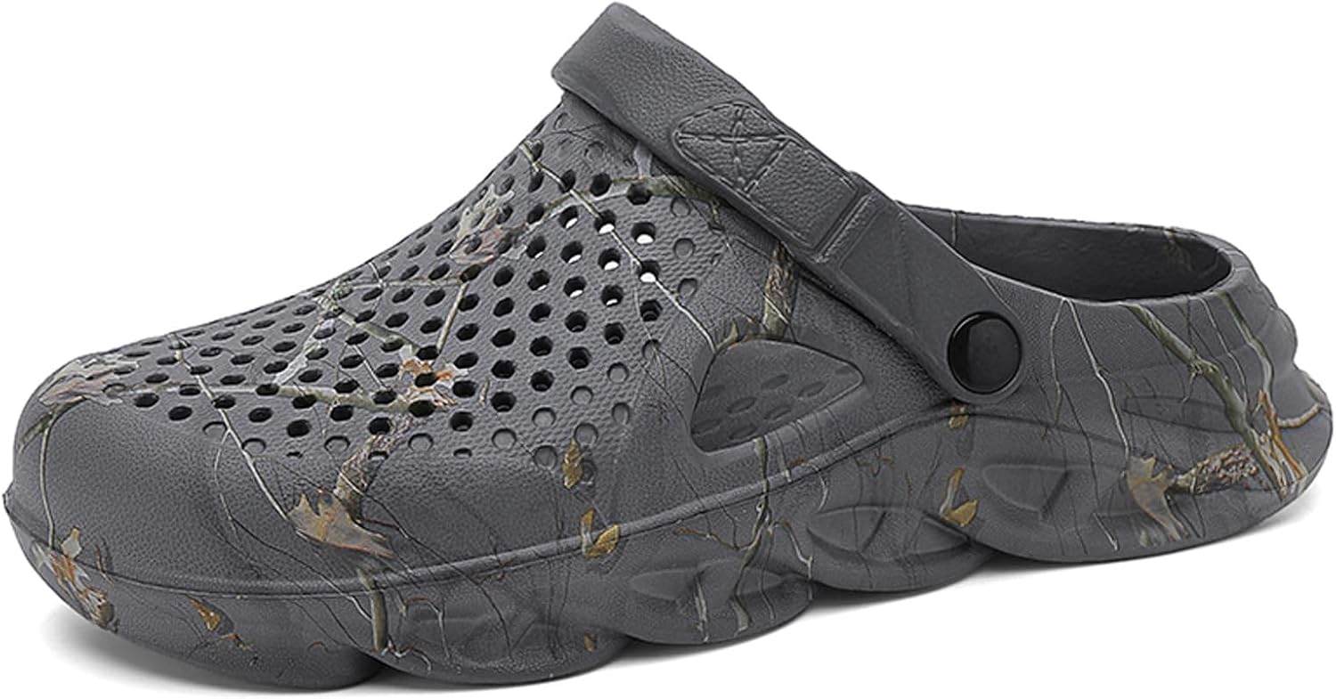 Мужские садовые сабо CERYTHRINA: Легкие повседневные шлепанцы - сандалии на лето для прогулок на улице и на пляже, темно-серый
Мужские садовые сабо CERYTHRINA: Легкие повседневные шлепанцы - сандалии на лето для прогулок на улице и на пляже, темно-серый