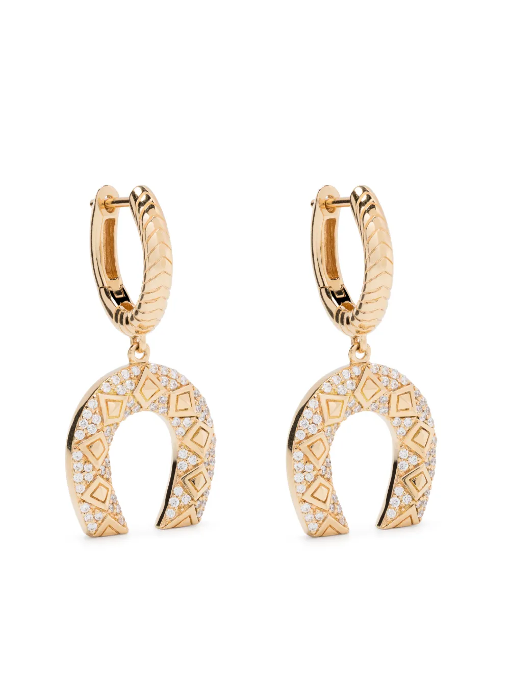 Серьги-подвески Horseshoe из желтого золота с бриллиантами Harwell Godfrey, золотой
Серьги-подвески Horseshoe из желтого золота с бриллиантами Harwell Godfrey, золотой