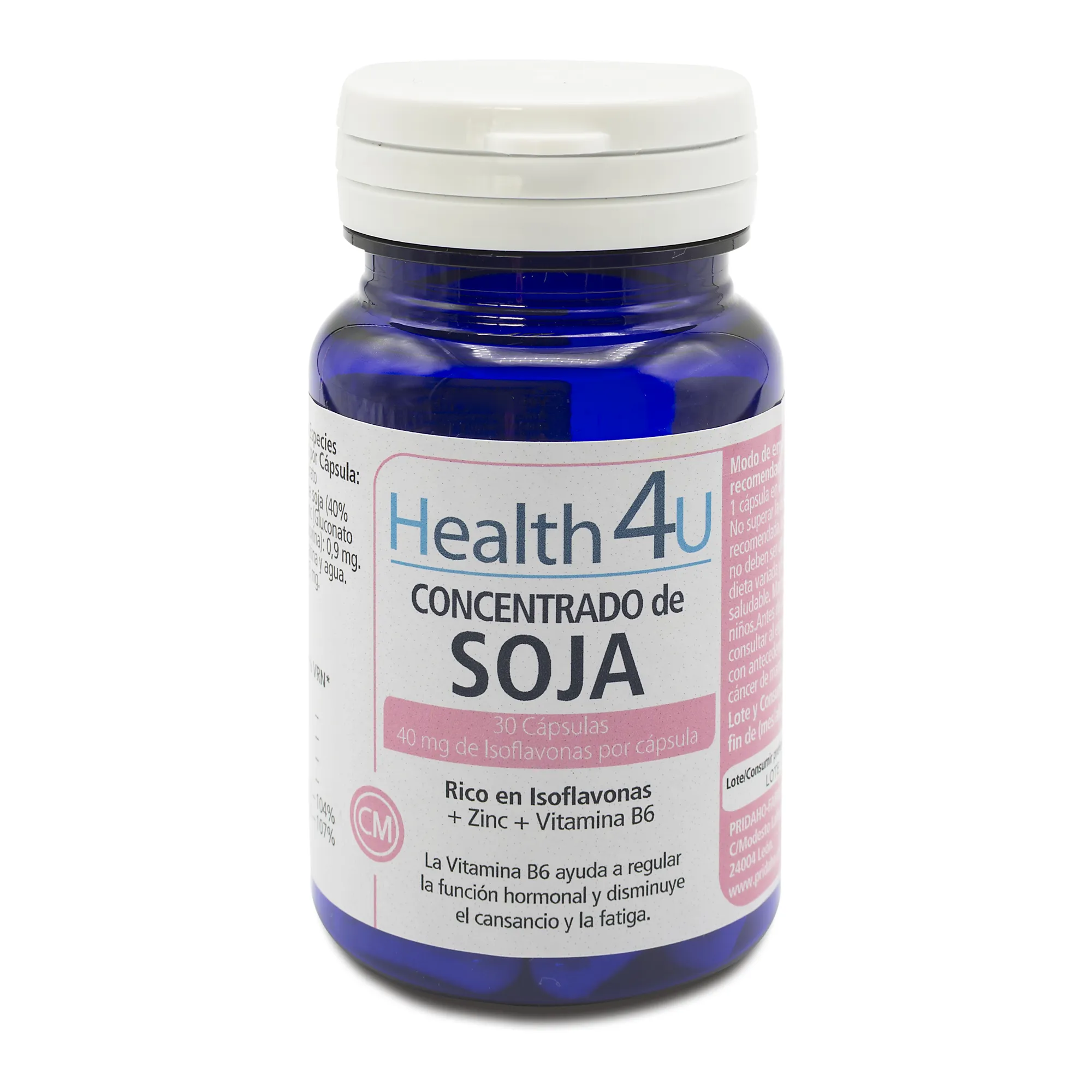 Борьба с симптомами менопаузы Concentrado De Soja H4U, 30 UD
Борьба с симптомами менопаузы Concentrado De Soja H4U, 30 UD