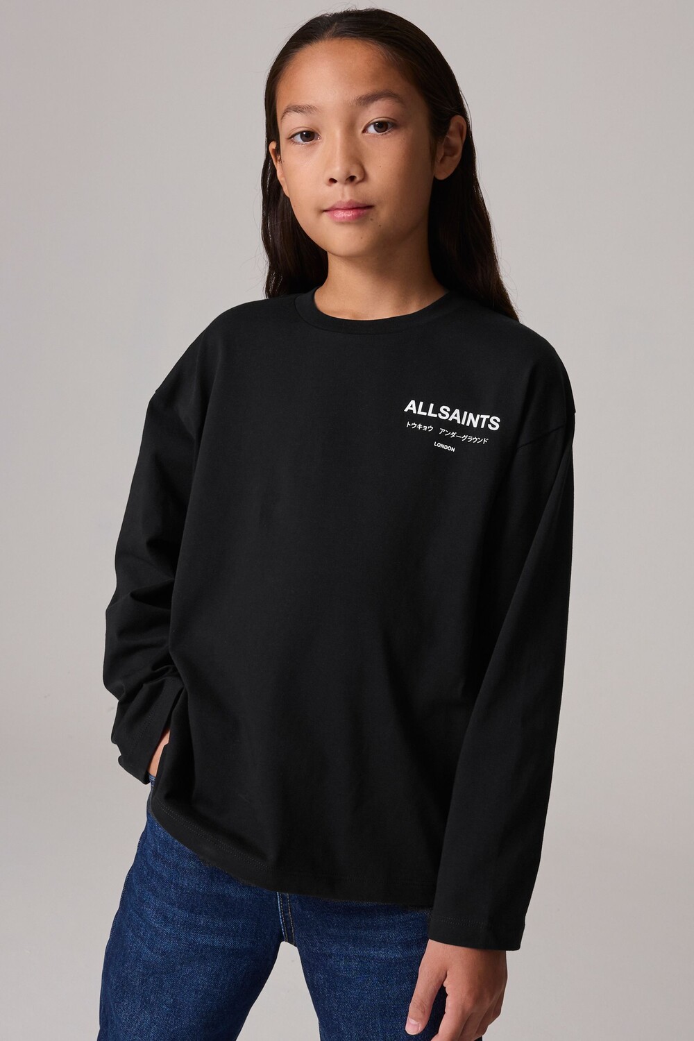 Футболка свободного кроя с длинными рукавами Underground Crew Smallsaints, черный
Футболка свободного кроя с длинными рукавами Underground Crew Smallsaints, черный