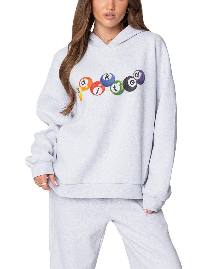 Толстовка большого размера «Бильярд» Edikted, серый
Толстовка большого размера «Бильярд» Edikted, серый