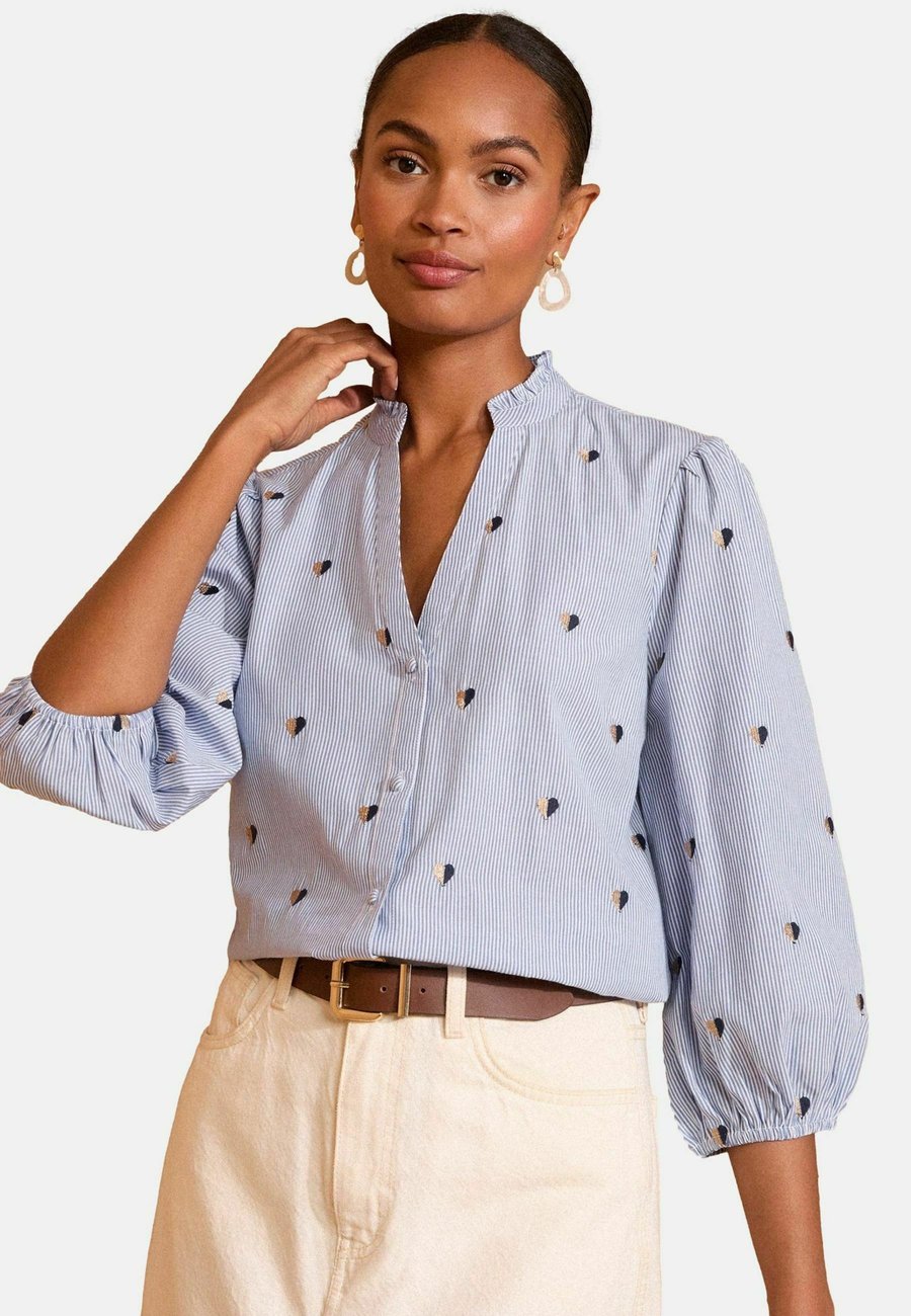 Блуза Love & Roses REGULAR FIT PIE CRUST DETAIL 3/4 SLEEVE, Blue Stripe Embroidery/Blue
Блуза Love & Roses REGULAR FIT PIE CRUST DETAIL 3/4 SLEEVE, Blue Stripe Embroidery/Blue