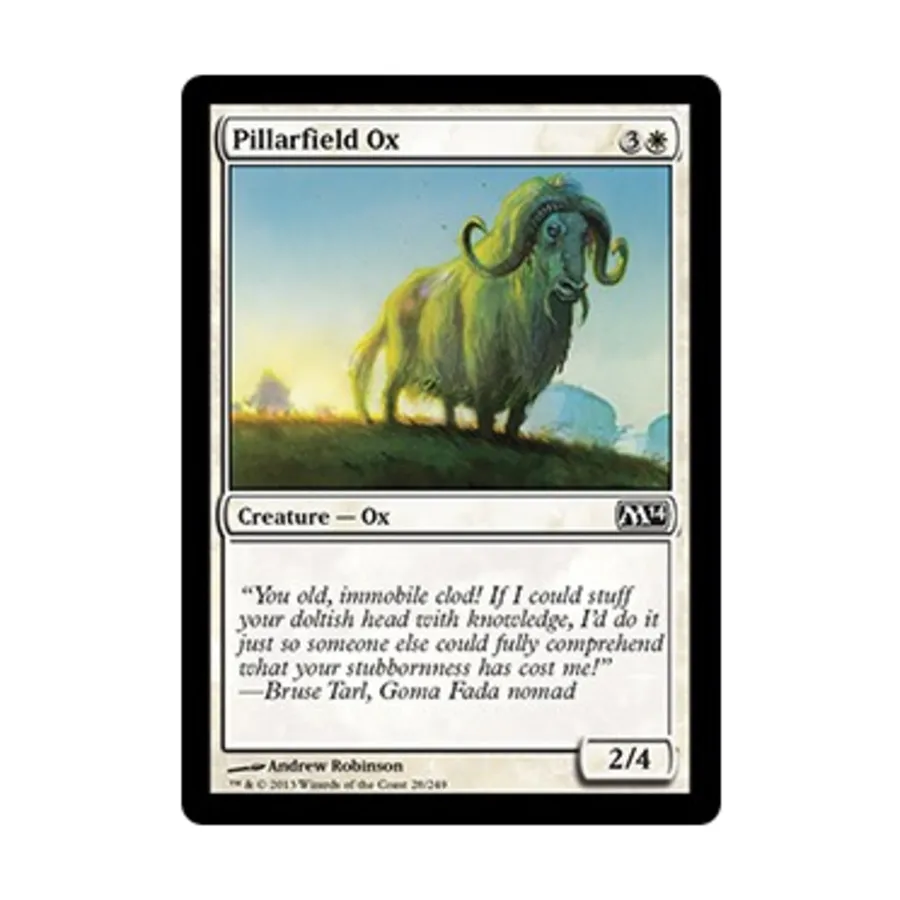 CCG Пилларфилд Окс (К), MTG - Magic 2014
CCG Пилларфилд Окс (К), MTG - Magic 2014