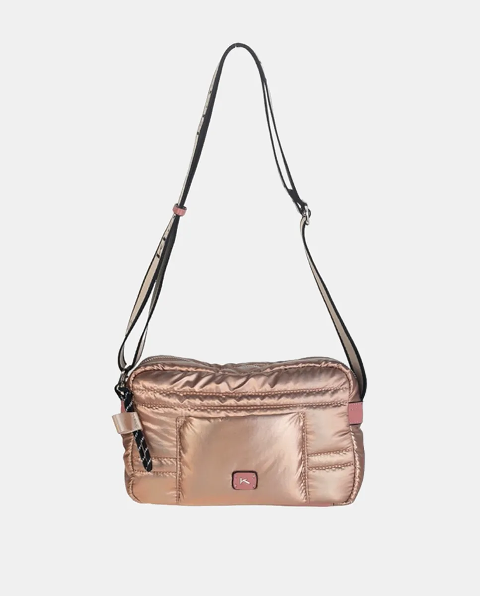 Женская сумка-бандо через плечо с медным металлизированным эффектом Kbas, пастельно-розовый
Женская сумка-бандо через плечо с медным металлизированным эффектом Kbas, пастельно-розовый