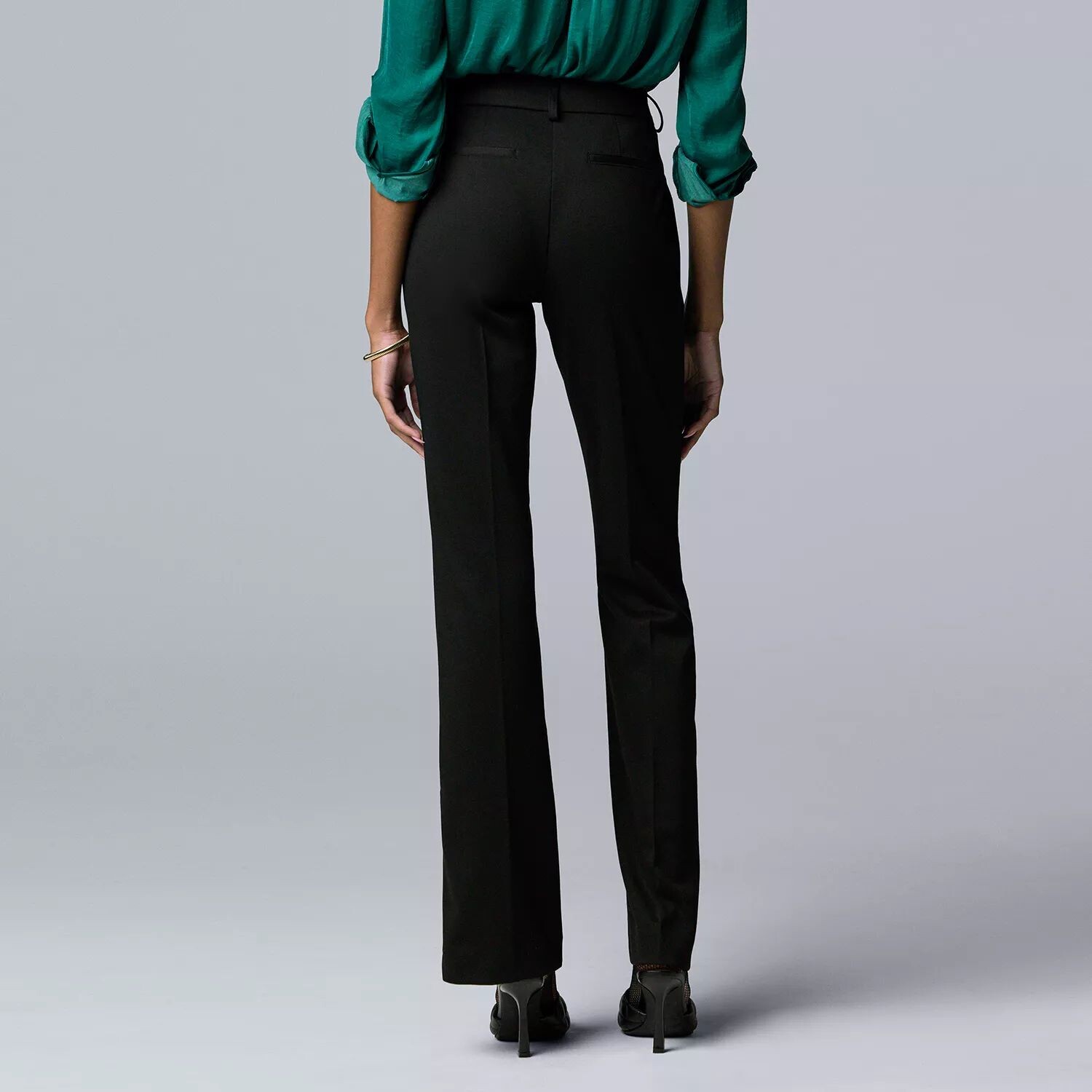 Женские брюки-клеш с высокой талией Simply Vera Vera Wang Simply Vera Vera Wang 
Женские брюки-клеш с высокой талией Simply Vera Vera Wang Simply Vera Vera Wang