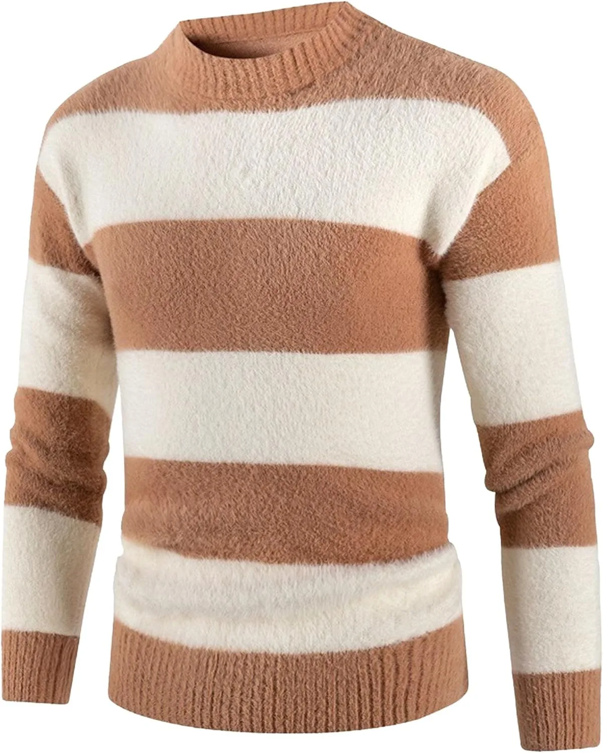 Мужской свитер Maiyifu-GJ с полосками и цветными блоками
Мужской свитер Maiyifu-GJ с полосками и цветными блоками