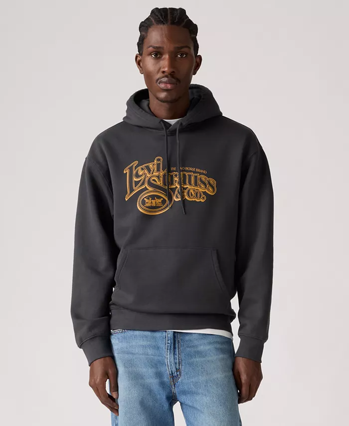 Мужская свободная толстовка с принтом и длинными рукавами Levi'S, черный
Мужская свободная толстовка с принтом и длинными рукавами Levi'S, черный