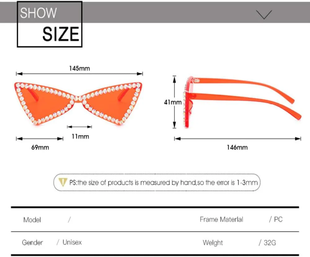 Модные солнцезащитные очки «кошачий глаз» с бриллиантами для женщин, украшенные крупными стразами, женские очки с защитой от ультрафиолета UV400 MTZJH, 3
Модные солнцезащитные очки «кошачий глаз» с бриллиантами для женщин, украшенные крупными стразами, женские очки с защитой от ультрафиолета UV400 MTZJH, 3