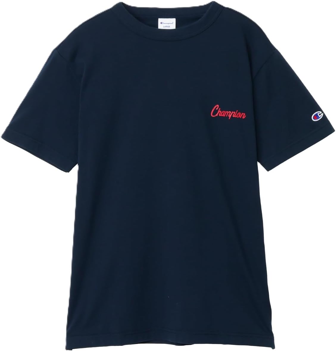 Мужская футболка Champion с коротким рукавом и круглым вырезом, 100% хлопок, графический логотип, базовый размер C8-X319, темно-синий/красный
Мужская футболка Champion с коротким рукавом и круглым вырезом, 100% хлопок, графический логотип, базовый размер C8-X319, темно-синий/красный