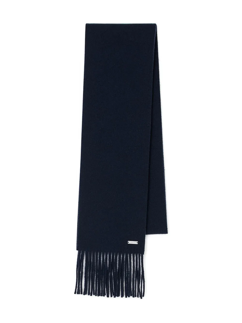 Шарф с бахромой Sandro, синий 
Шарф с бахромой Sandro, синий