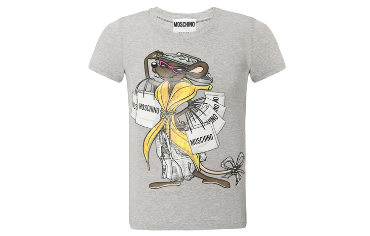 Футболка с графическим принтом 2023 года Moschino, серый
Футболка с графическим принтом 2023 года Moschino, серый