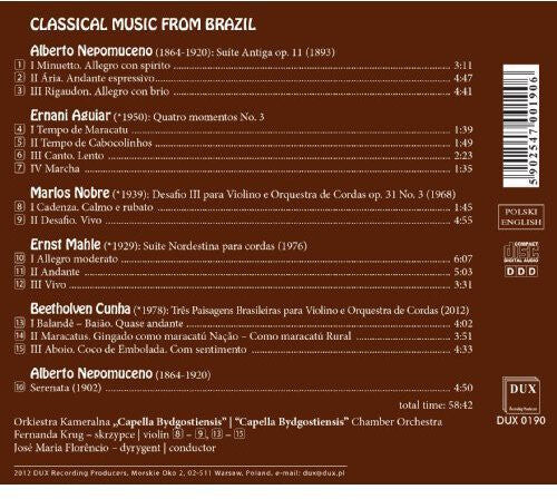 CD диск Nepomuceno / Krug / Florencio: Classical Music from Brazil 
CD диск Nepomuceno / Krug / Florencio: Classical Music from Brazil
