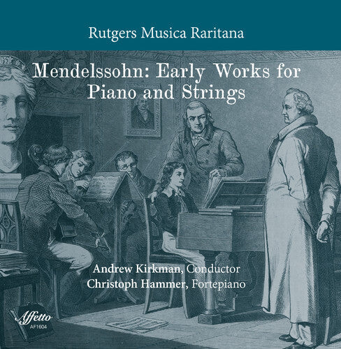 CD диск Mendelssohn / Hammer / Rutgers Musica: Mendelssohn: Early Works for Piano & Strings
CD диск Mendelssohn / Hammer / Rutgers Musica: Mendelssohn: Early Works for Piano & Strings