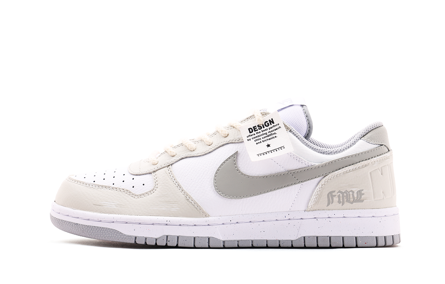 Nike Кроссовки для скейтбординга низкие Unisex Gray White с большой кожаной оберткой, износостойкие и нескользящие
Nike Кроссовки для скейтбординга низкие Unisex Gray White с большой кожаной оберткой, износостойкие и нескользящие